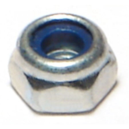 MIDWEST FASTENER Nylon Insert Lock Nut, M4-0.70, Steel, Class 8, Zinc Plated, 15 PK 76081